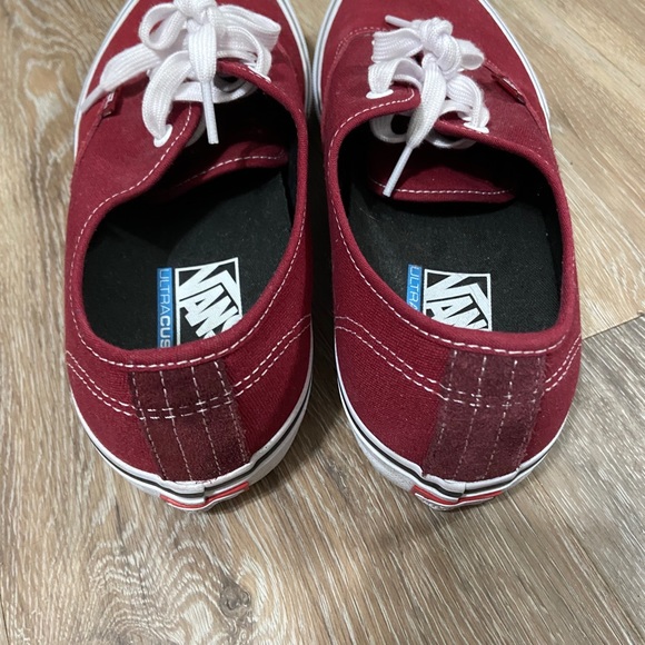 Red & Burgundy Vans - Picture 3 of 3